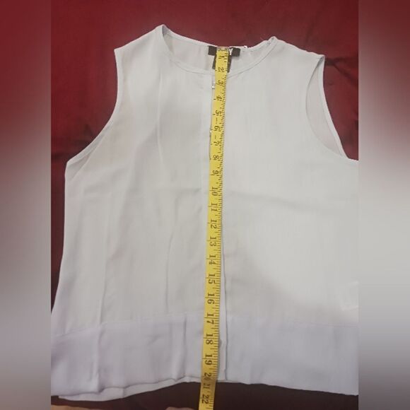 DKNY | Light Blue Sleeveless Blouse Shirt - Picture 7 of 7